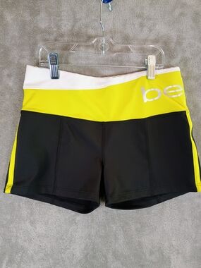 Y2K Bebe Sport Black And Yellow Performance Activewear Bottoms